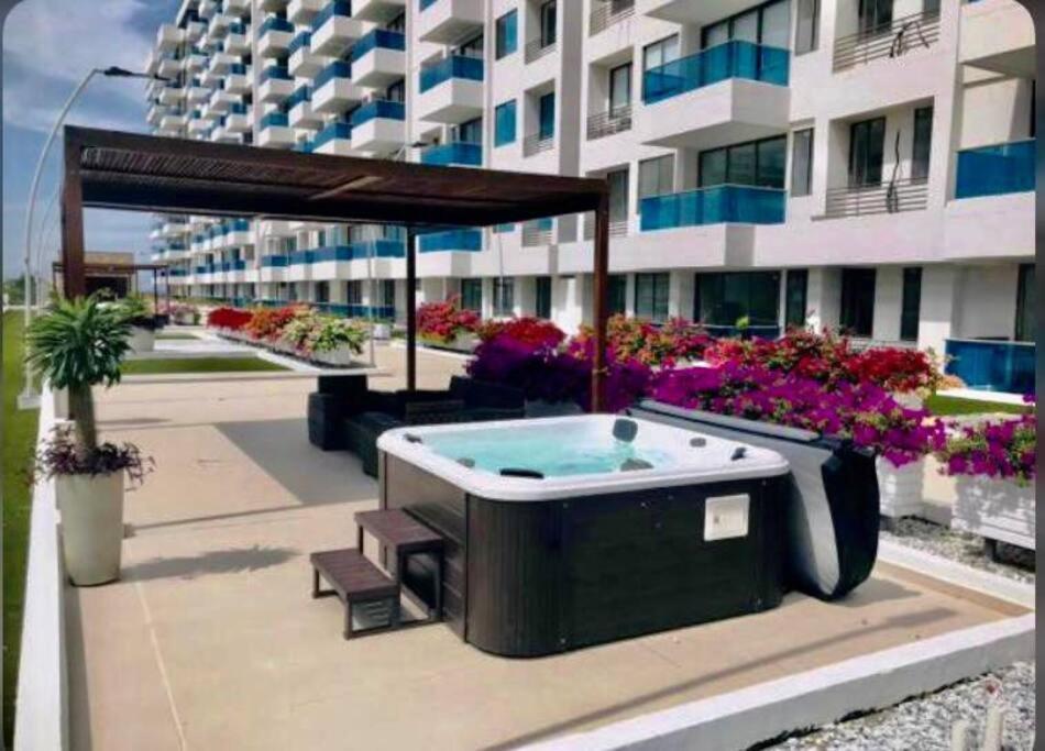 Samaria Club De Playa By Santa Marta Playa Resort, Preciosos Apartamentos En El Sector Exclusivo De Pozos Colorados מראה חיצוני תמונה